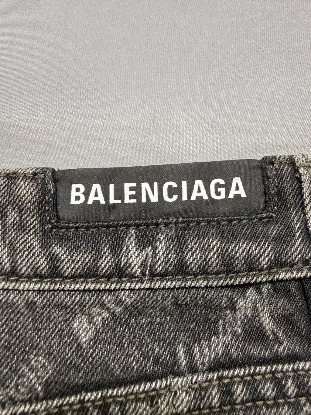 NWT Balenciaga Mini Denim Skirt Women's 36 Charcoal Gray 5-Pockets Casual Wear
