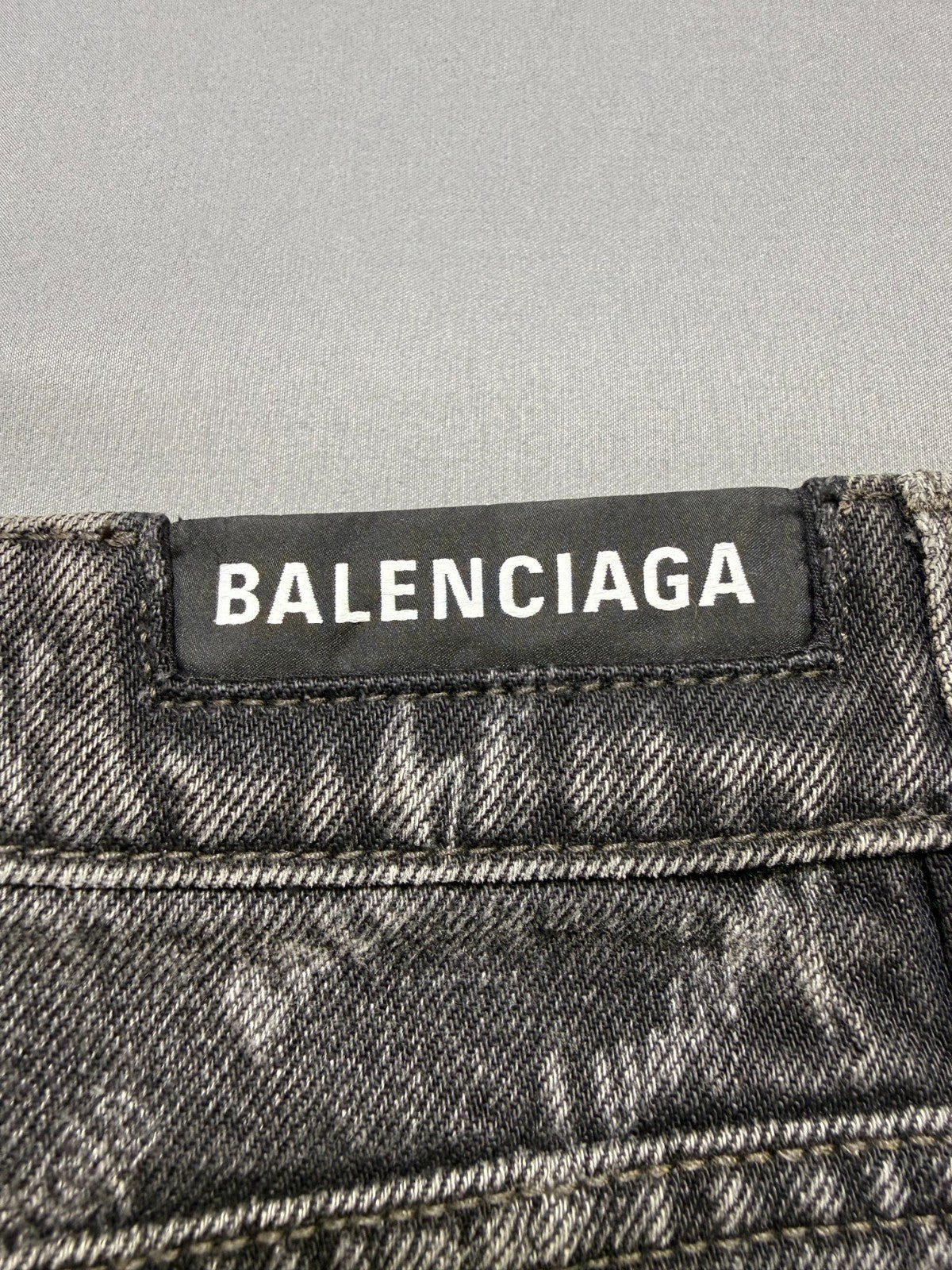 NWT Balenciaga Mini Denim Skirt Women's 36 Charcoal Gray 5-Pockets Casual Wear