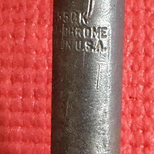 Vintage Duro-Chrome Tools No. 655DK 1/2” Drive Breaker Bar Made In USA Rare