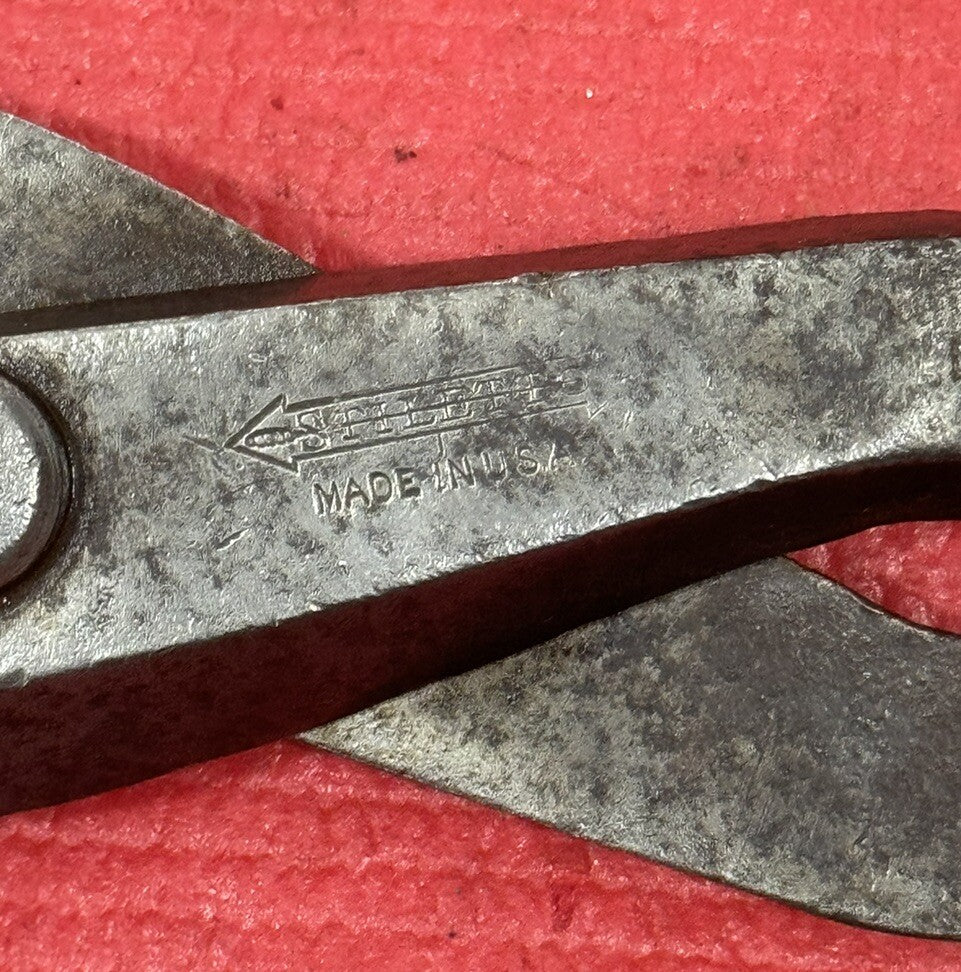 Vintage RARE Stiletto No. 8 Cutting Scissors Shears Snips 13.5” Long Made in USA