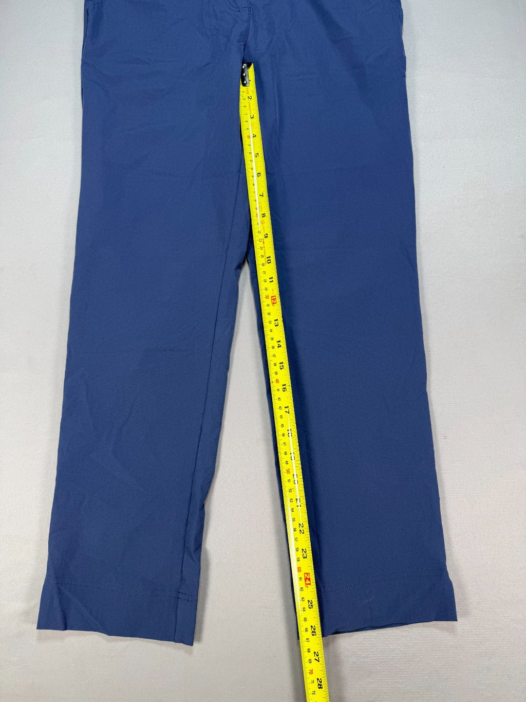 NWT Hiverlay Straight Leg Golf Pants Women Small Blue Lightweight Stretch Casual