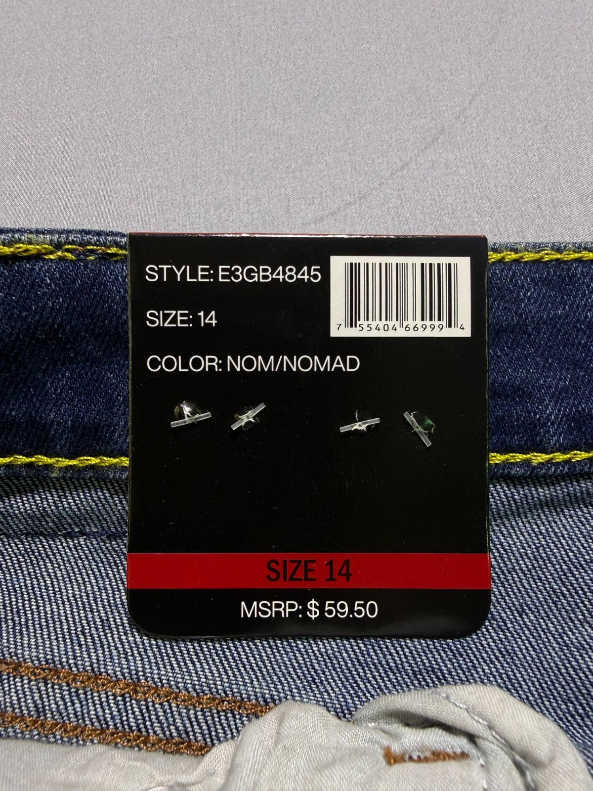 NWT DKNY Jeans Mid-Rise Denim A-Line Skirt Women's 14 Blue Comfort Stretch