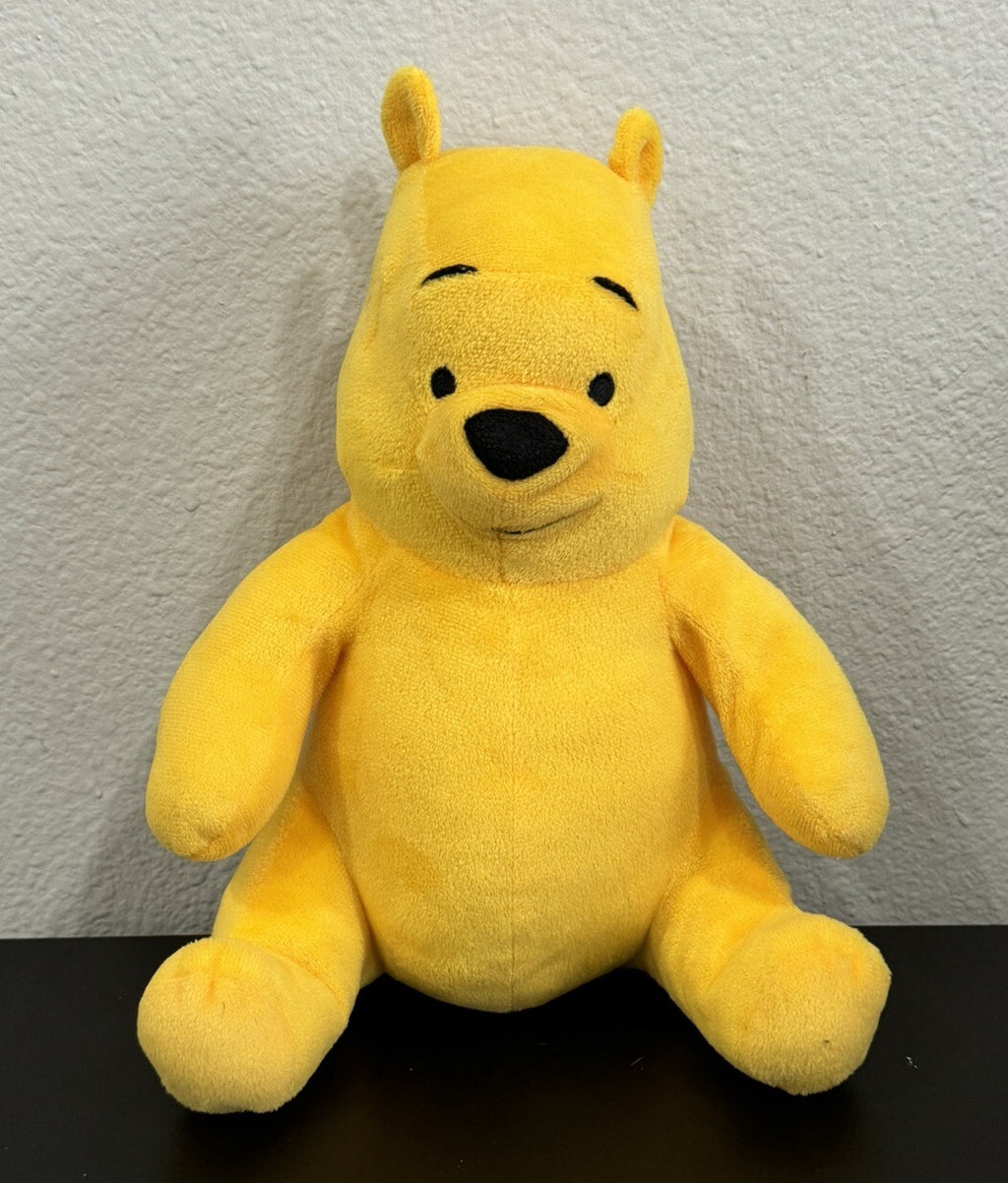 Disney Winnie The Pooh Plush Yellow Bear 12” Stuffed Animal Toy Authentic Disney