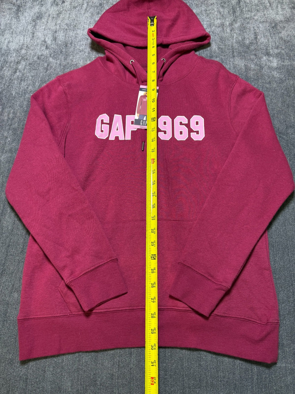 NWT Gap Hooded Sweatshirt Women's Small Purple Long Sleeve Drawstring Gorpcore