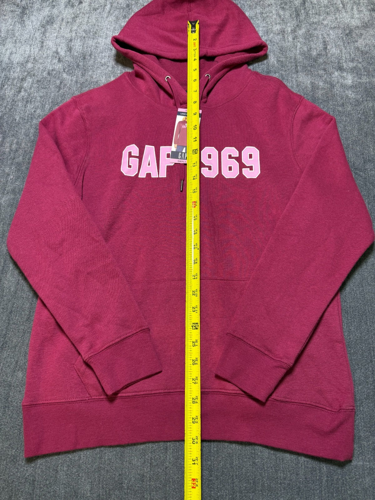 NWT Gap Hooded Sweatshirt Women's Small Purple Long Sleeve Drawstring Gorpcore