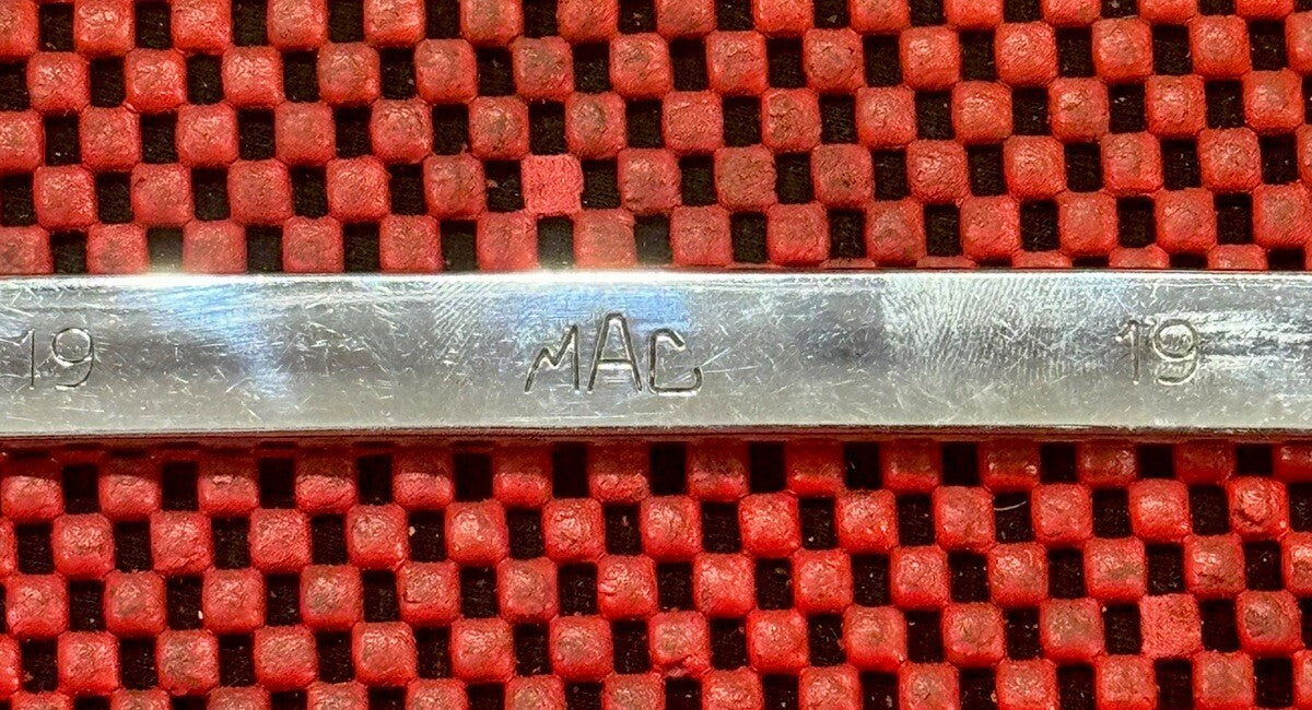Mac Tools M19CW Sabina 19MM 12PT Chrome Combination Wrench USA Made S3