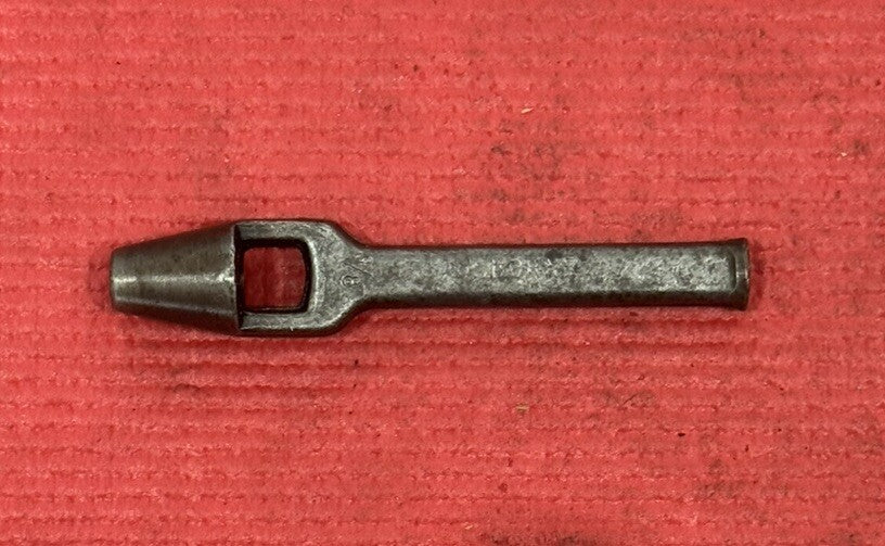 Vintage OSBORNE Arch Punch - 3/8" - Leather, Rubber, Vinyl, Gasket Made In USA