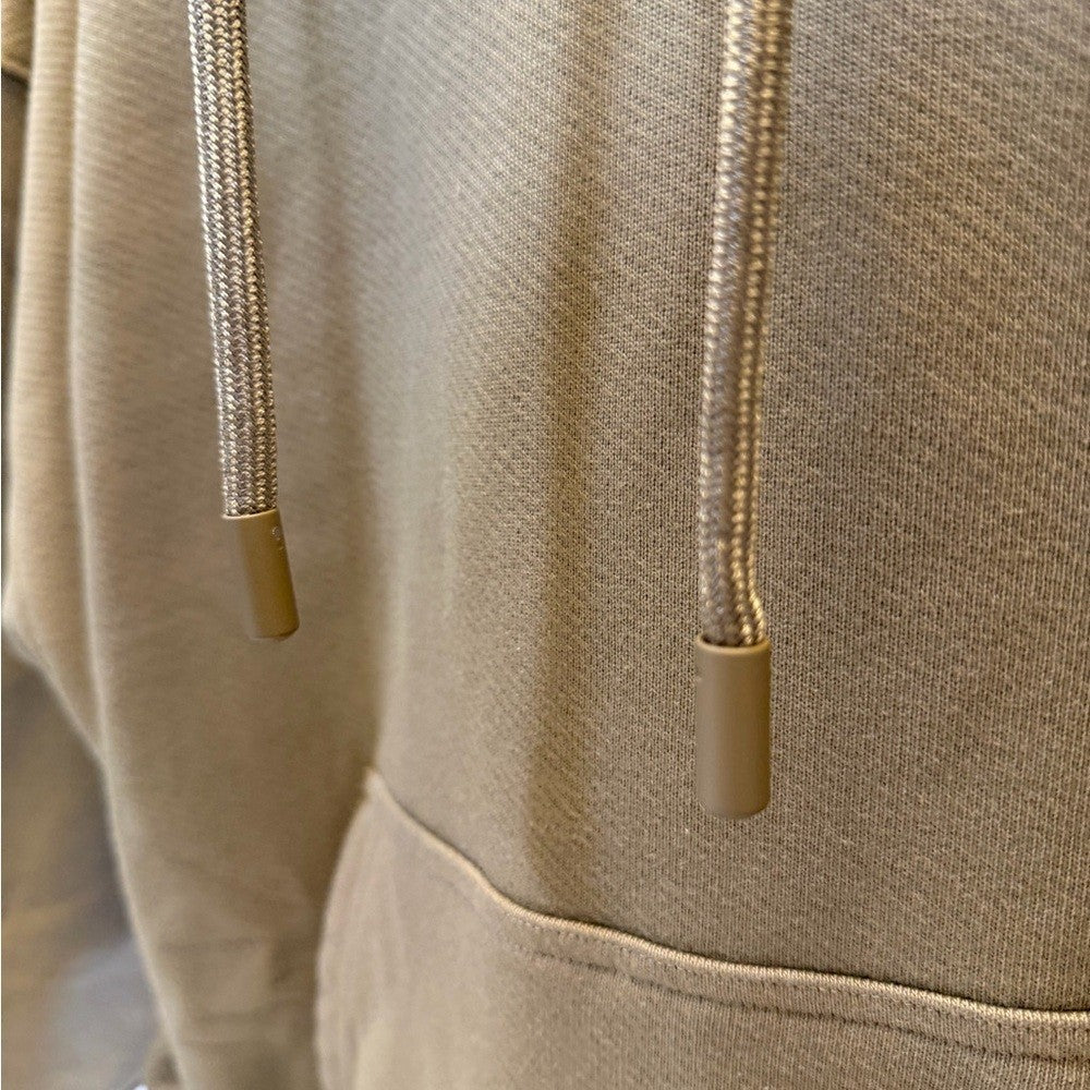 Off-White Khaki Hoodie Size Large NWT