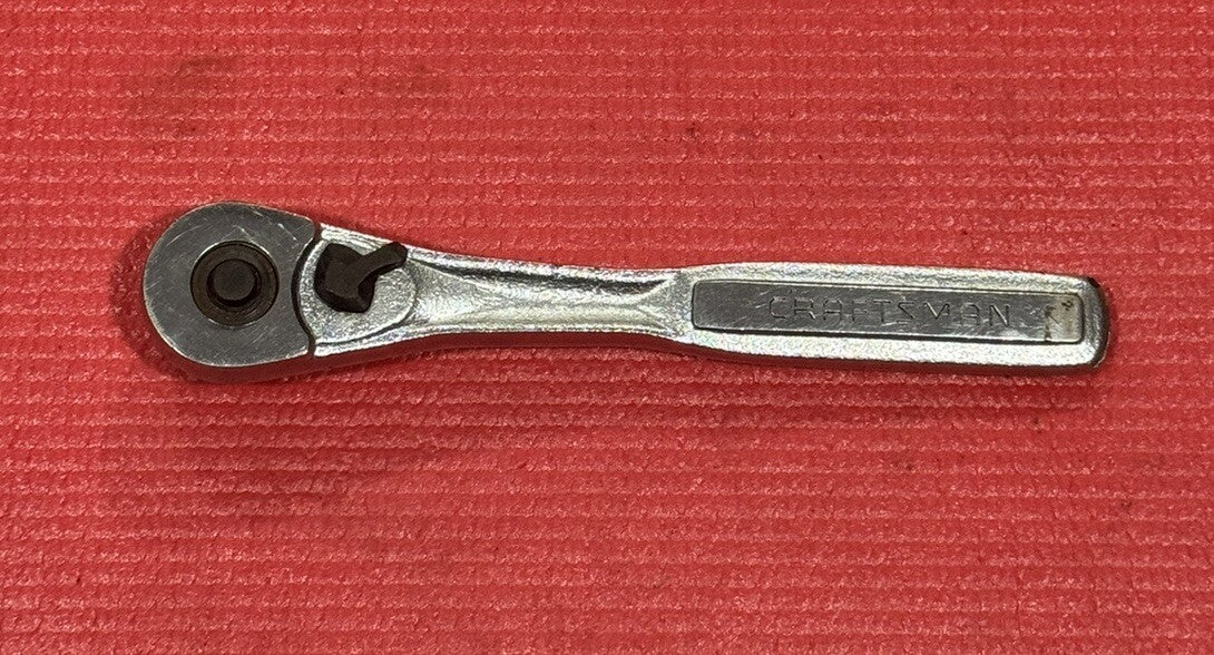 Vintage Craftsman VQ- 44811, 3/8" Drive Quick Release Ratchet Made in USA
