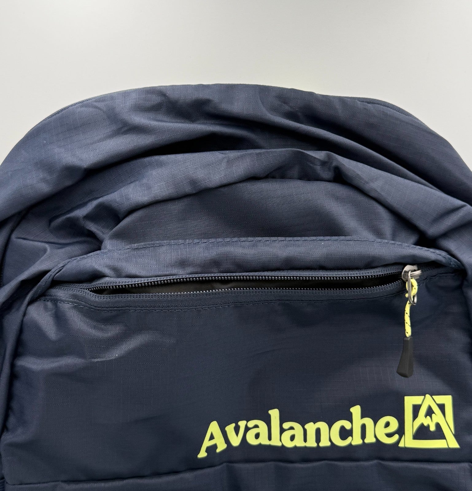 Avalanche Outdoor Supply Co Backpack Black Yellow Hiking Travel School Rucksack