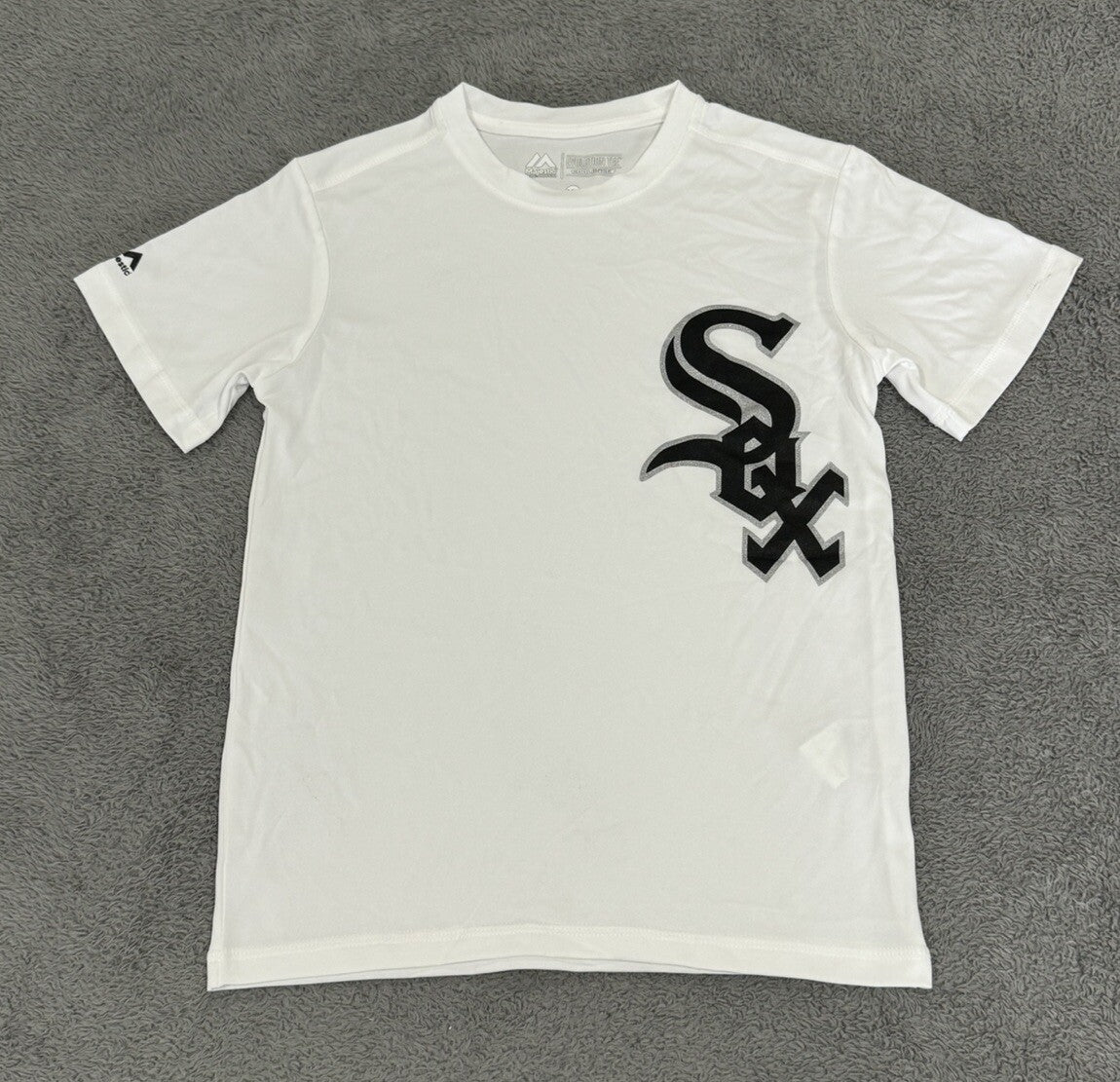 NEW Chicago White Sox Majestic Evolution Tee Cool Base Youth Size Small T-Shirt