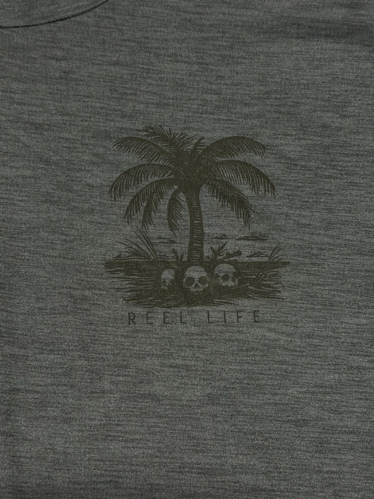 NWT Reel Life Hooded UV T-Shirt Men's XL Black Long Sleeve Pullover Ultra-Soft