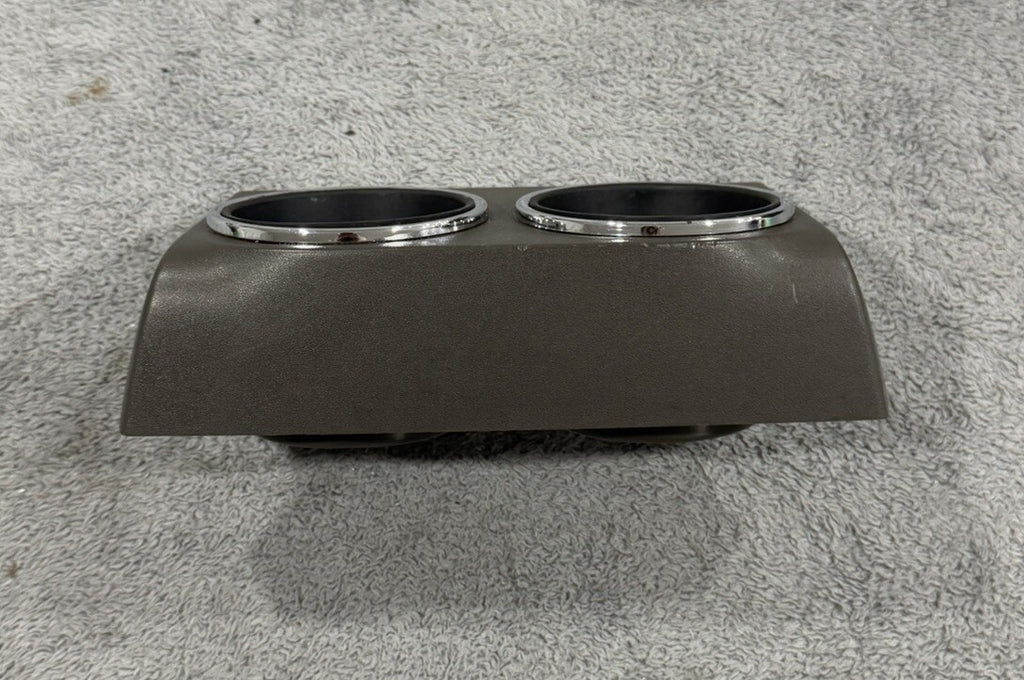 07-14 Ford Expedition Navigator OEM Console Rear Cup Holder Trim Bezel Grey