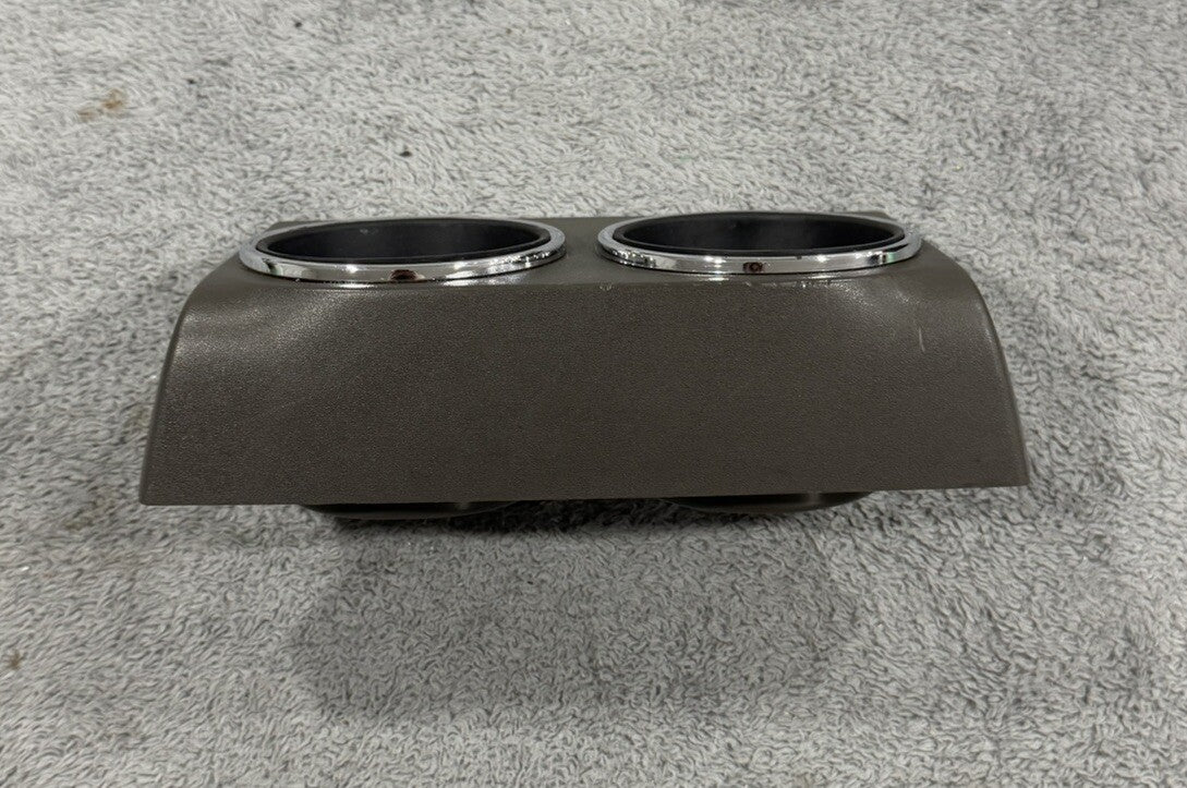 07-14 Ford Expedition Navigator OEM Console Rear Cup Holder Trim Bezel Grey