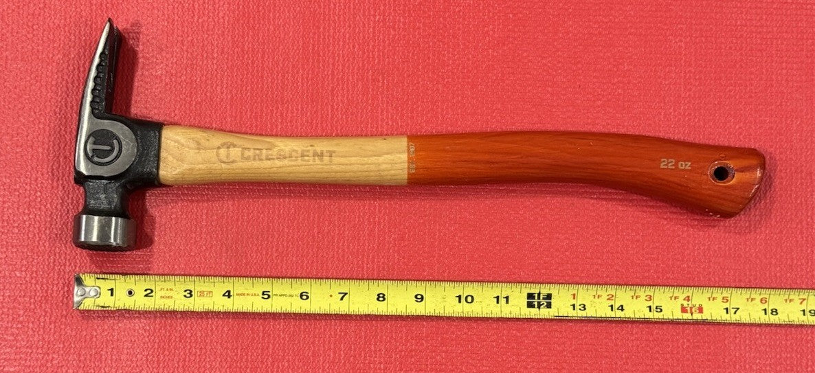 Crescent 22 Oz. Wood Milled-Face Framing Hammer With Magnetic Nail Starter NEW