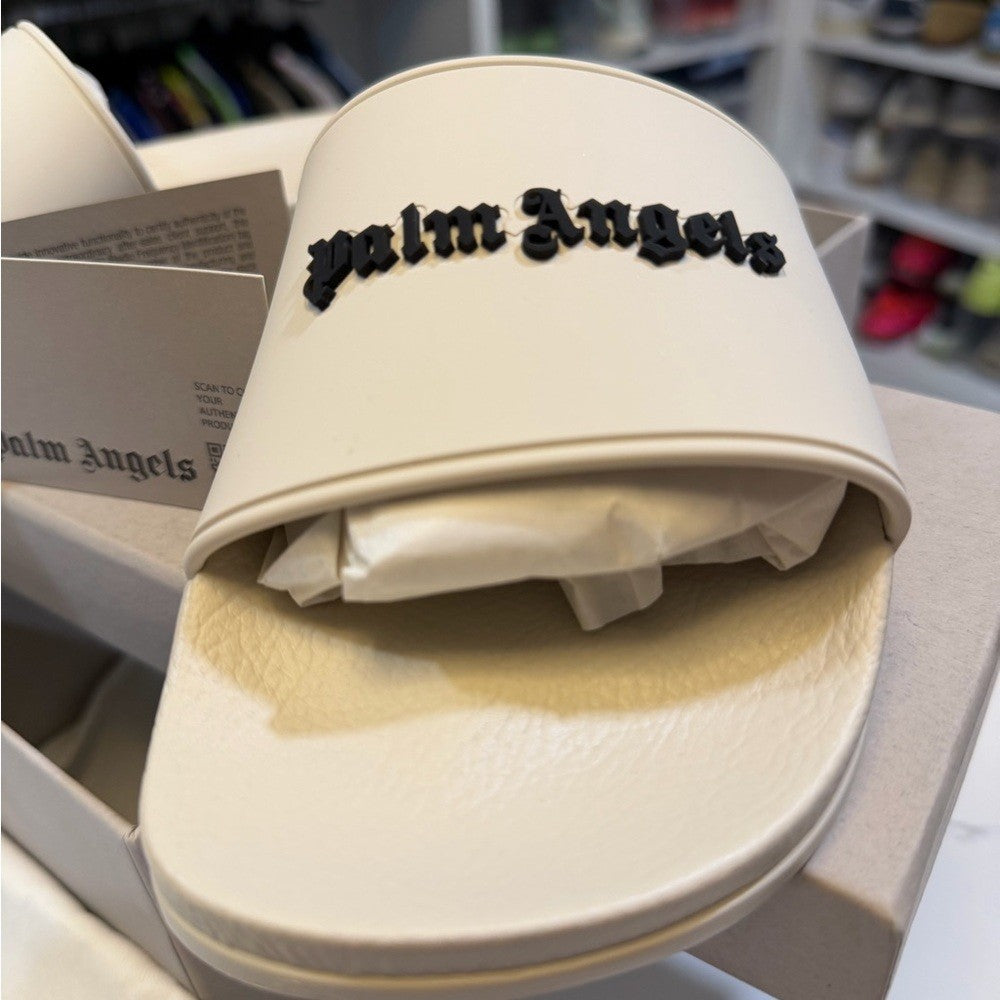 Palm Angels Off-White Slides