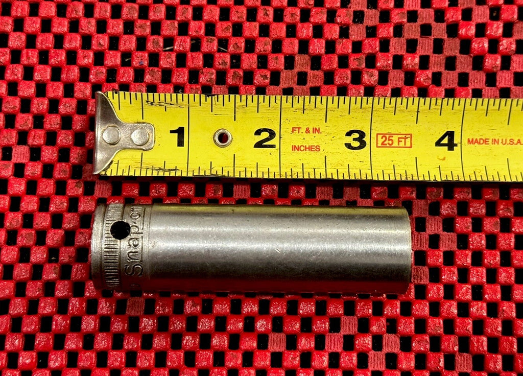 SNAP-ON TOOLS S-220 11/16" Vintage Deep Well Socket 1/2" DR 12pt MADE IN USA N2