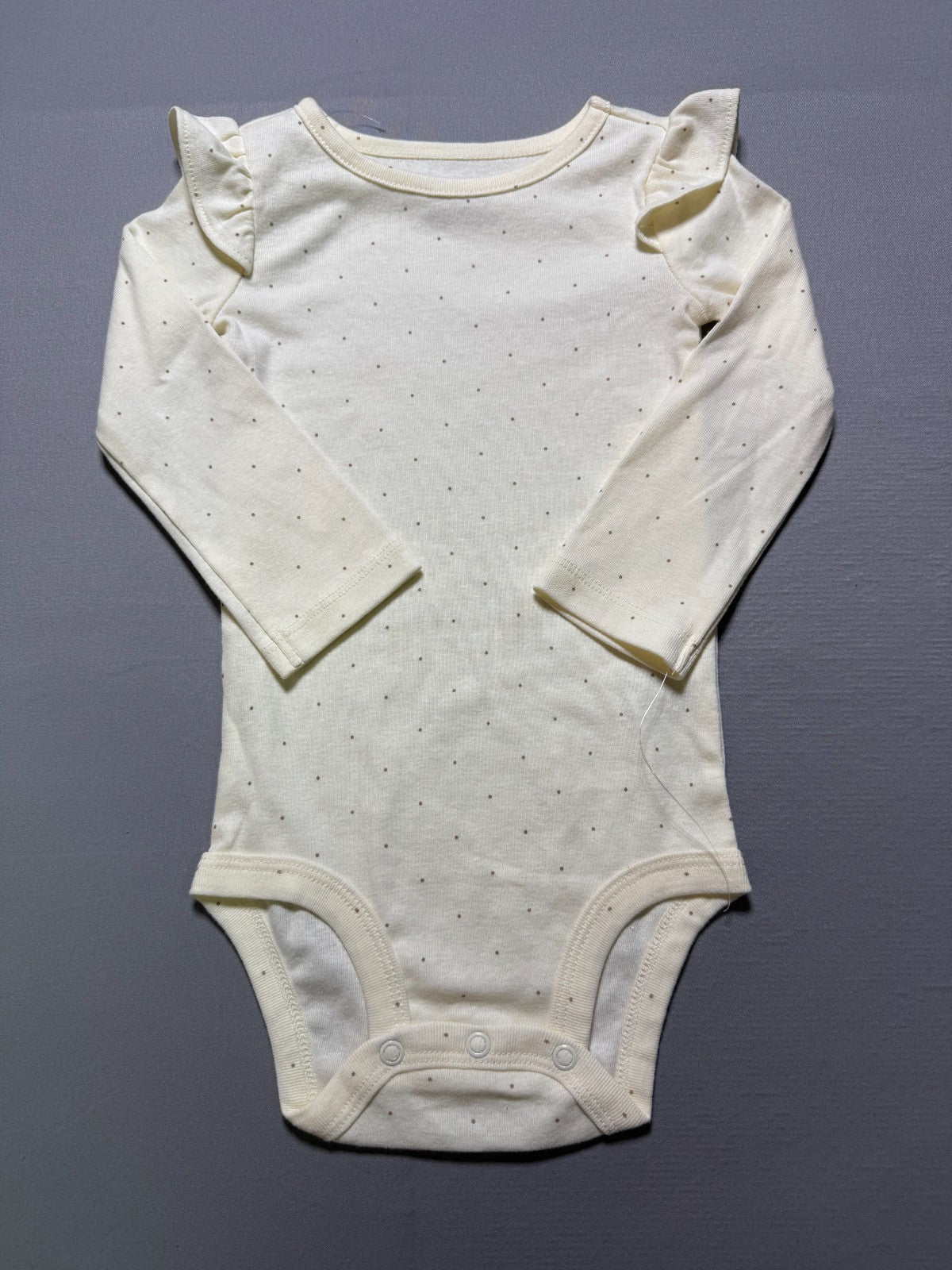 NWT Carter's 3-Piece Outfit Set Baby Girls 18 Months Taupe Long Sleeve Comfort