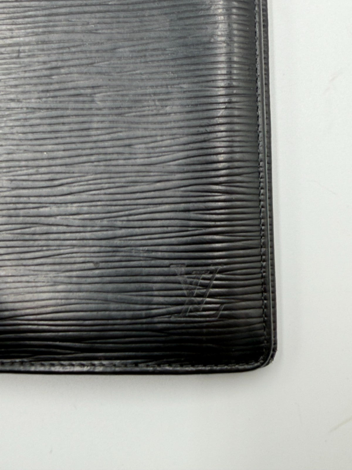 Louis Vuitton Epi Black Brazza Long Wallet Men's Leather Limited Edition Logo
