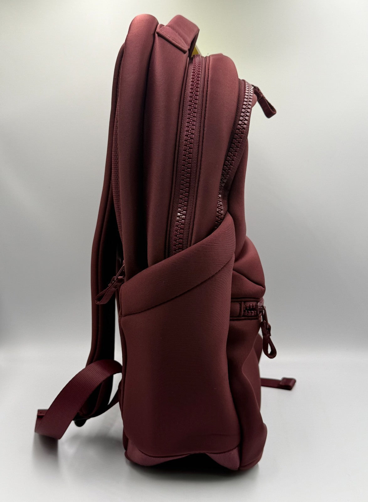 NWT All In Motion 14L Faux Neoprene Backpack Burgundy Maroon Mini School Bag