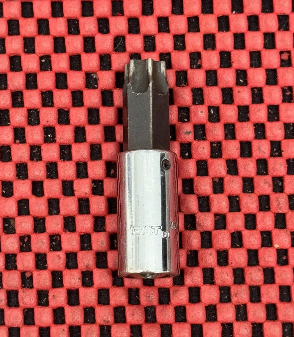 Caterpillar Cat Tools 1U8011 3/8” Drive T55 Torx Socket 55W Made In USA M4