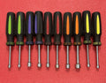 Pittsburgh Tools 10 PC SAE & Metric Hollow Shaft Nut Driver Set