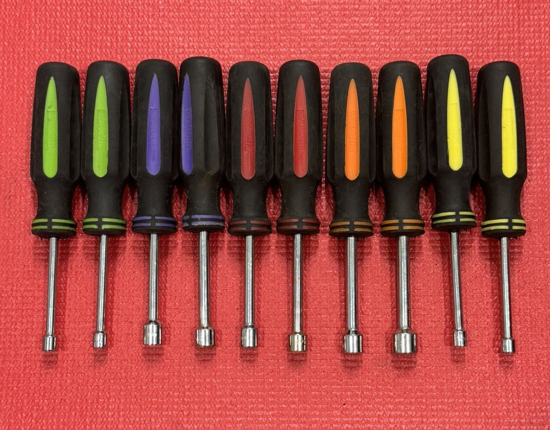 Pittsburgh Tools 10 PC SAE & Metric Hollow Shaft Nut Driver Set