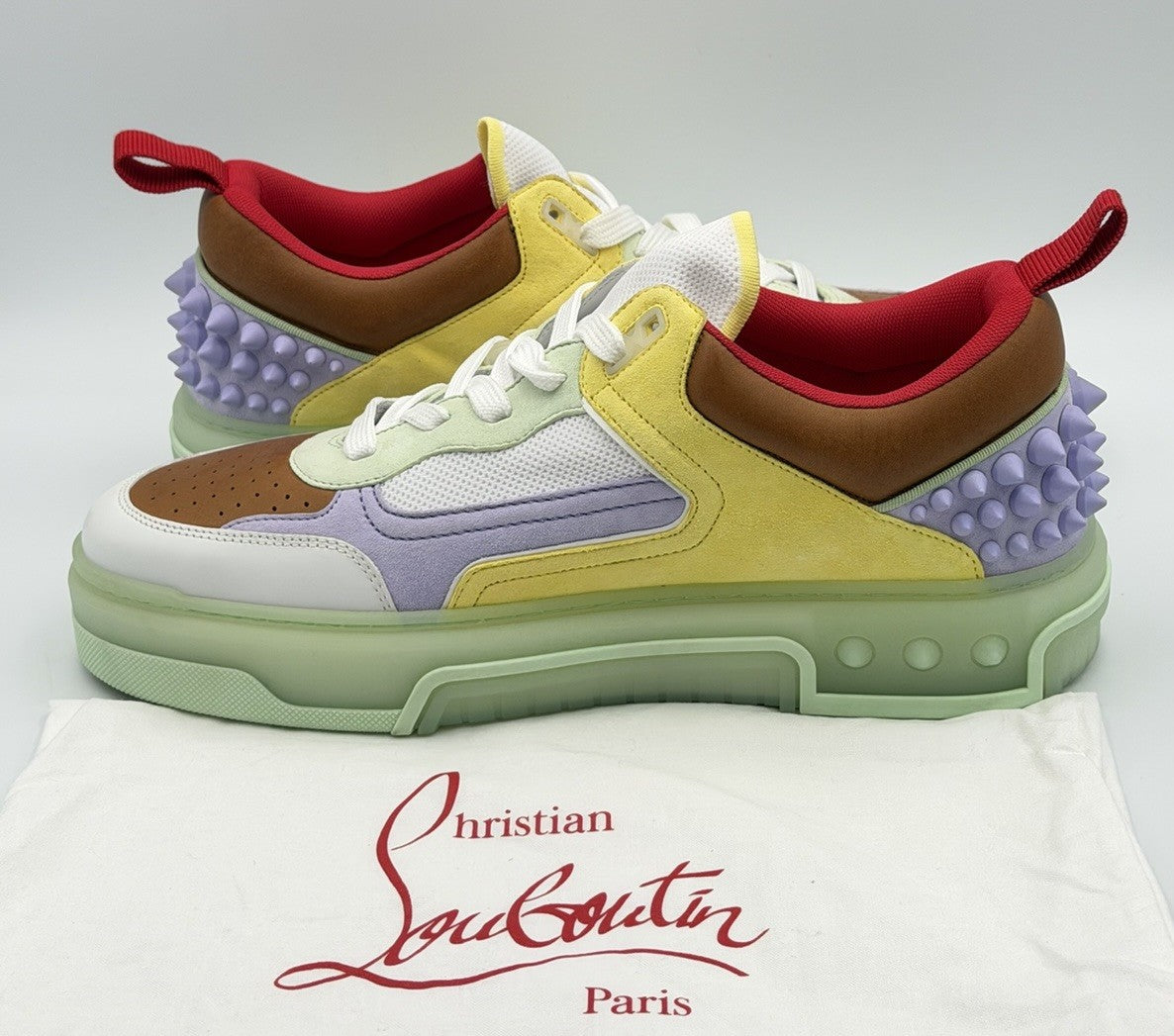 AUTHENTIC Christian Louboutin Astroloubi low-top trainers Size 43.5 EU 10.5 US