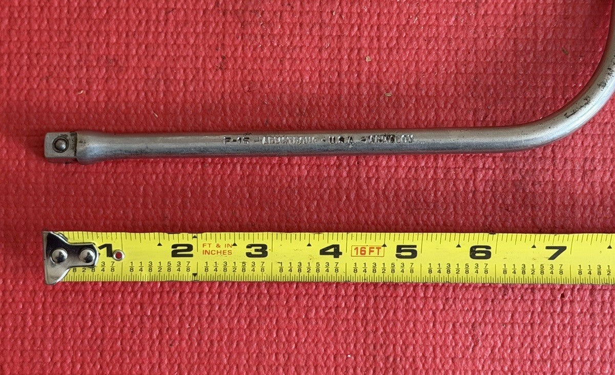 Vintage Armstrong Armaloy F-15 3/8" Speeder Wrench,  Speed Wrench Made in USA