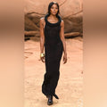 Off-White Long Runway Tube FW23 - 40it - 4US - Strapless Black Dress