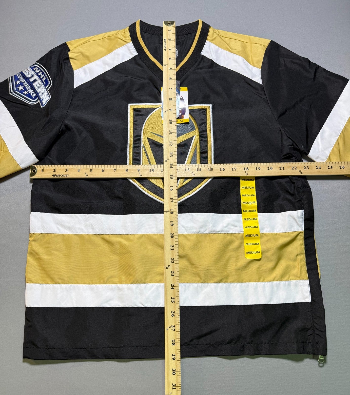 NHL Las Vegas Golden Knights Officially-Licensed Jersey Men's Medium Black/Gold