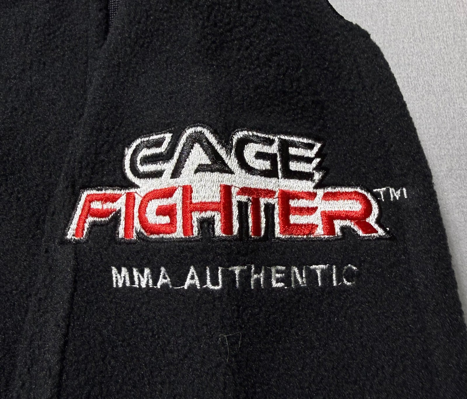 NWOT Cage Fighter MMA Authentic Performance Shirt Men's Large Black Long Sleeve