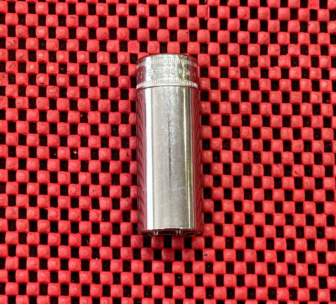 Snap-on Tools SFSM18 NEW 3/8" Drive 18MM 6 Point Metric Deep Socket Made In USA