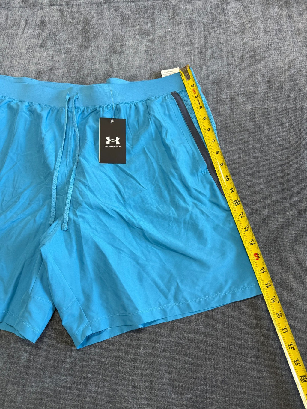 NWT Under Armour Launch Run 7" Shorts Mens 2XL Blue Lined Drawstring Lightweight