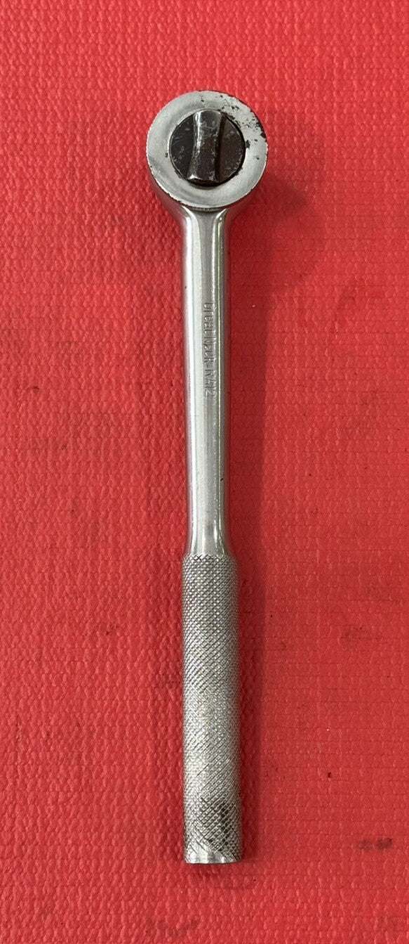 Vintage Great Neck RA12, 1/2" Drive Thumbwheel Ratchet 9.5" Long