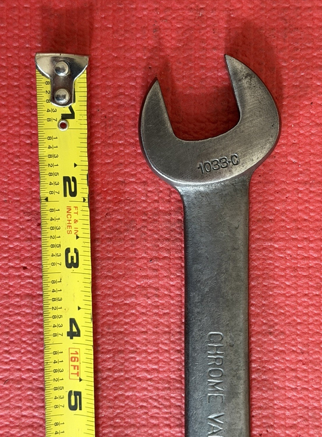 Armstrong Tools 1033-C  15/16" x 1" Open End Wrench Chrome Vanadium Made In USA