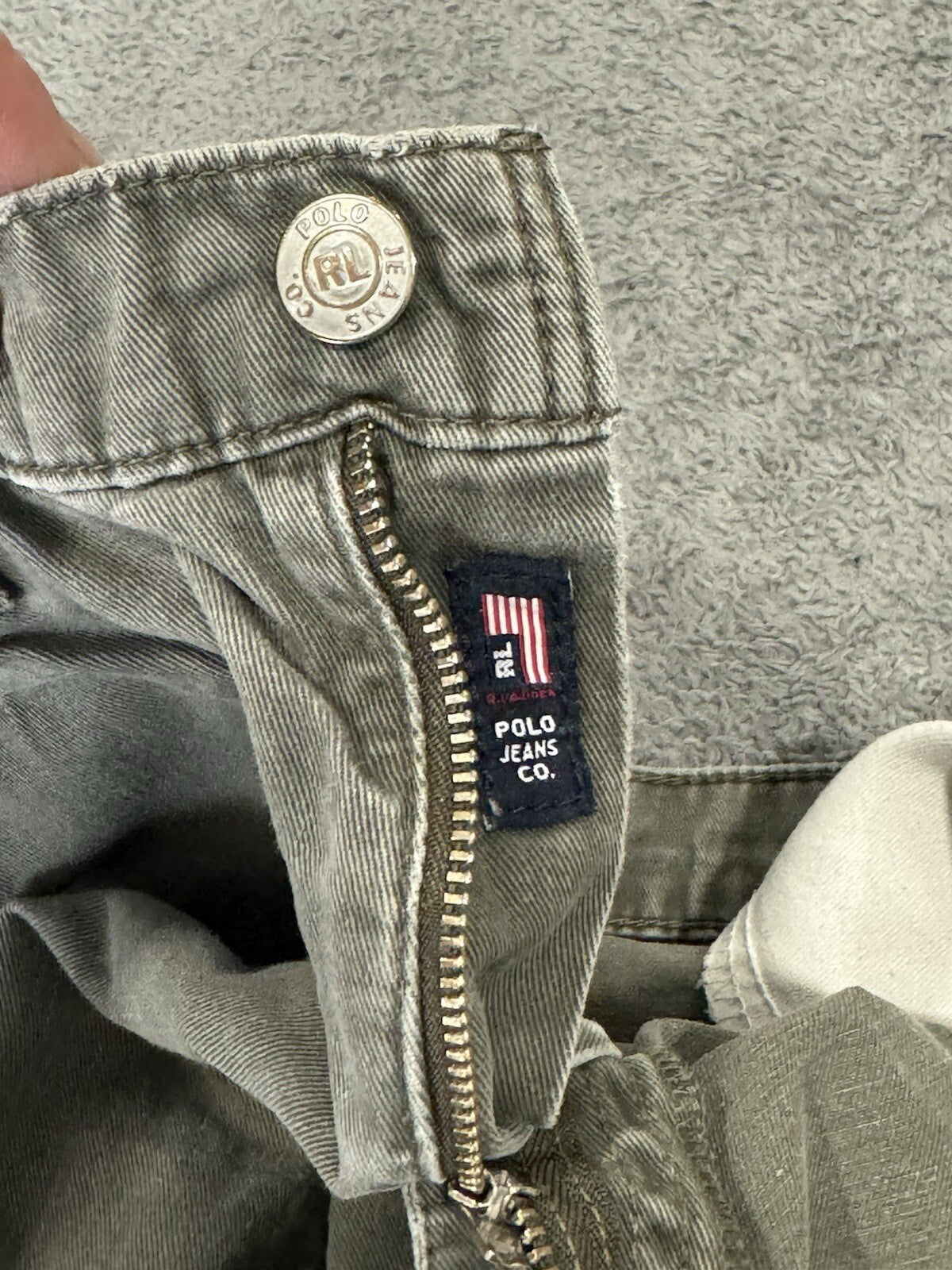 Polo Ralph Lauren Womens Size 12 X 31 Saturday Jean Gray Jeans RN67437