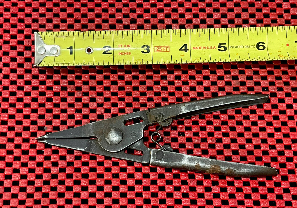 Waldes Truarc 02 Black Oxide 6" Snap Ring Pliers VINTAGE Made In USA  N5