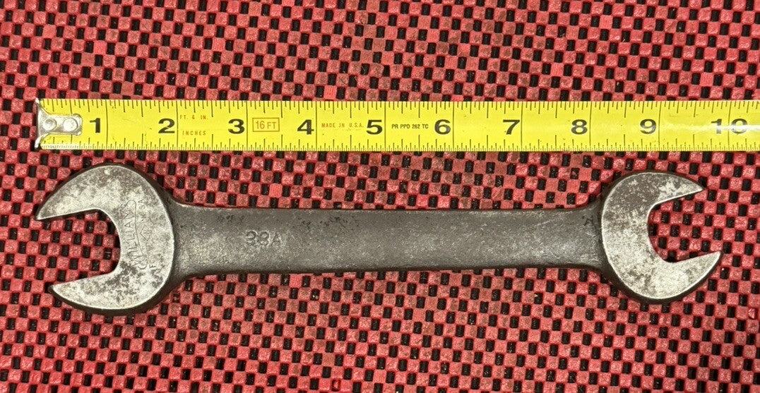 Vintage Williams Tools 33A Open End Wrench 7/8” X 15/16” Made In Usa S2