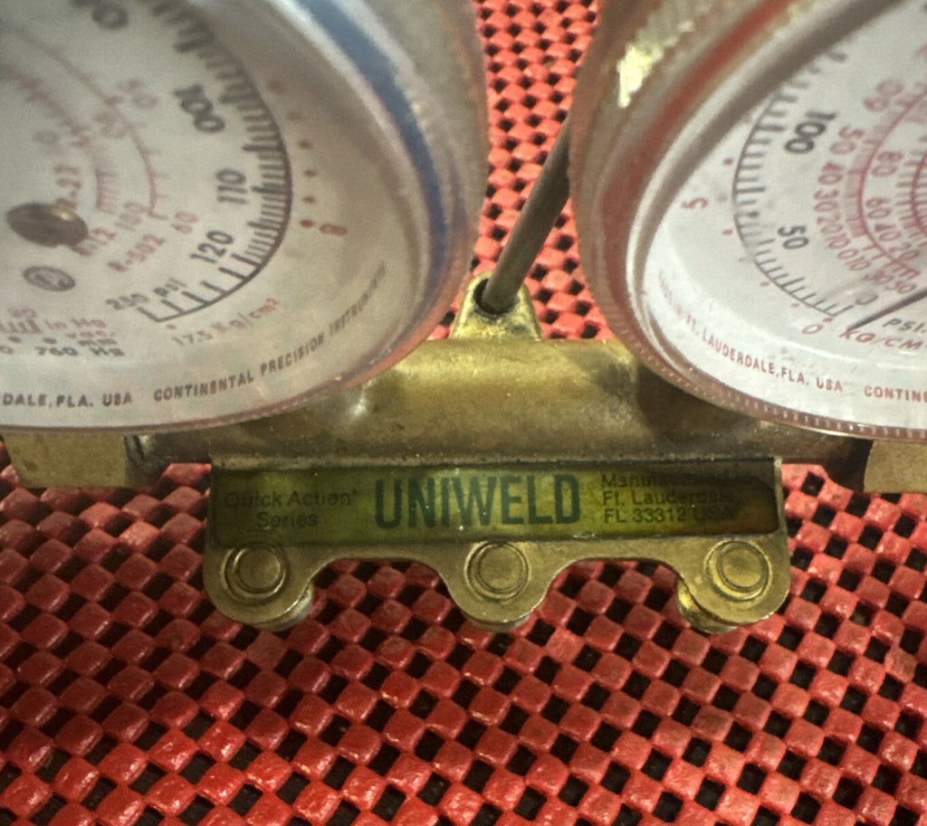 Uniweld A80 Quick Action Series Refrigerant Manifold Gauge Set refrigeration USA
