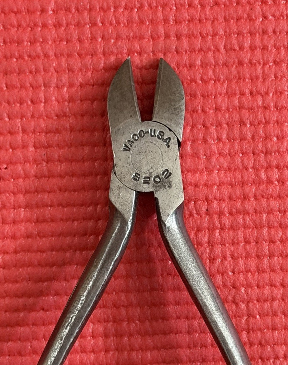 Vintage Vaco No. 8202 Diagonal Cutter Plier 5” Made in USA