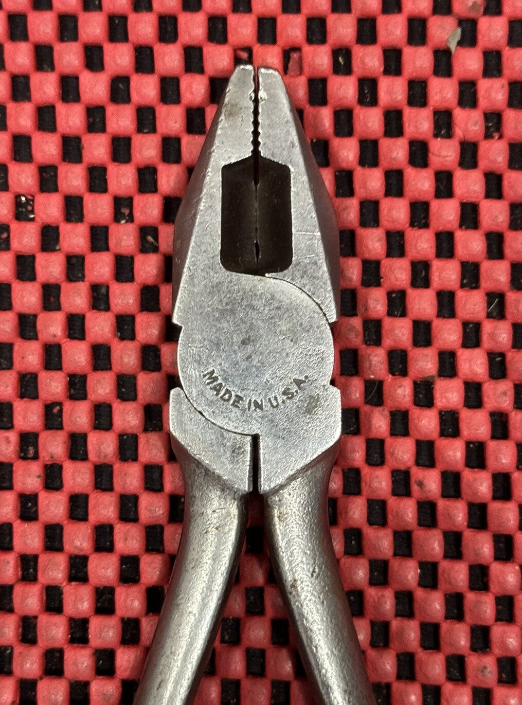 Vintage Crescent Tools 50-7 - 7-1/4" Lineman's Pliers Tool Jamestown NY USA