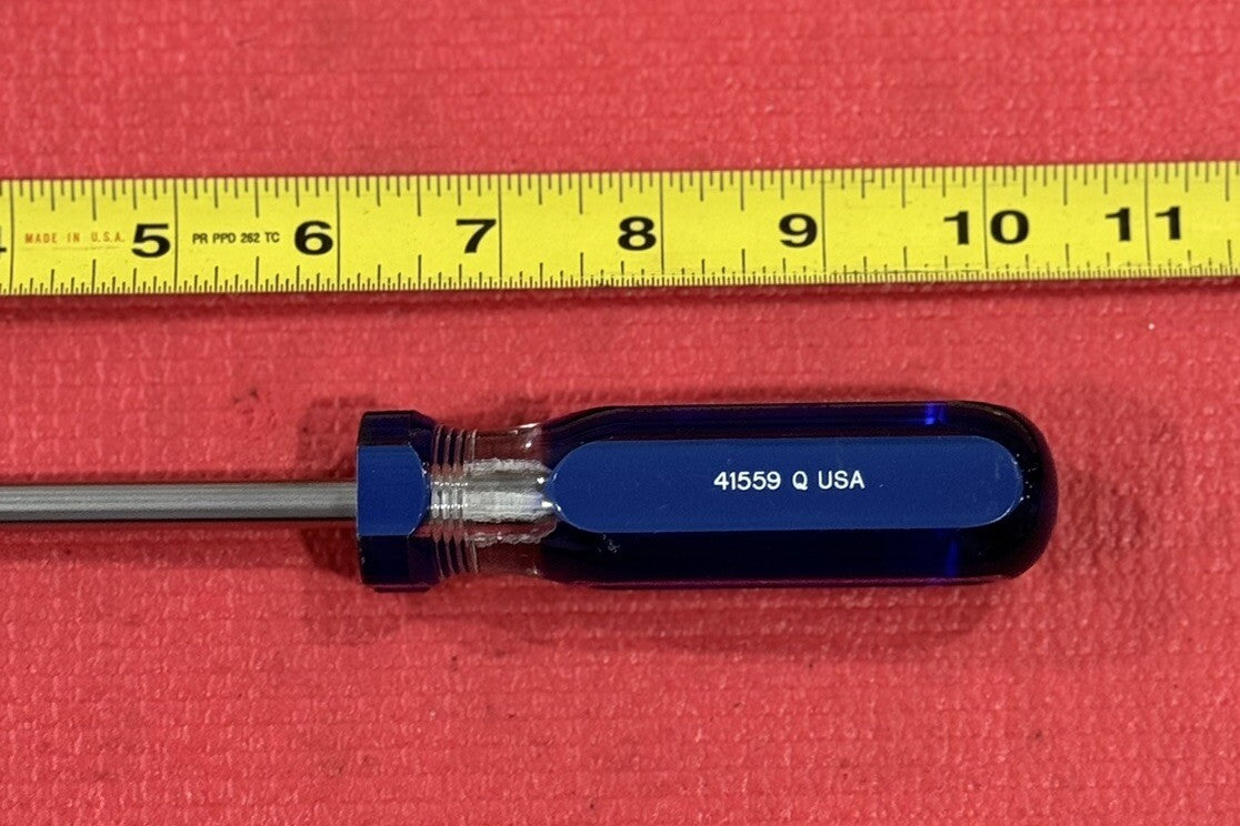 Vintage Craftsman 41559 Q Stainless Steel NEW RARE Philips Blue Screwdriver USA