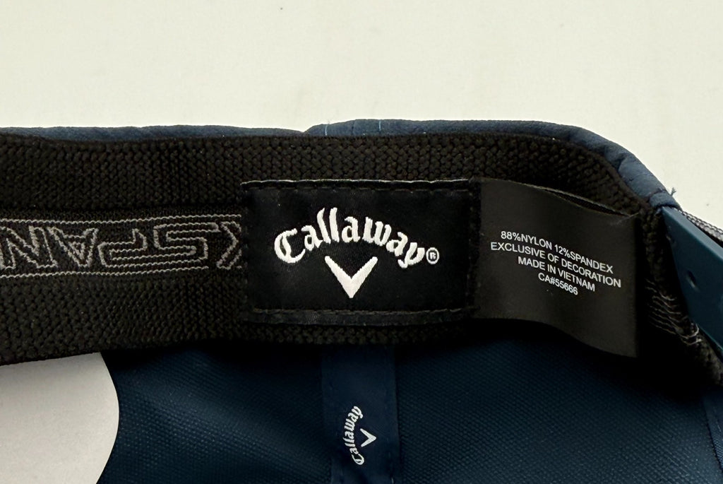 Callaway Bogey Free Golf Rope Cap Performance Navy Blue Adjustable Snapback Hat
