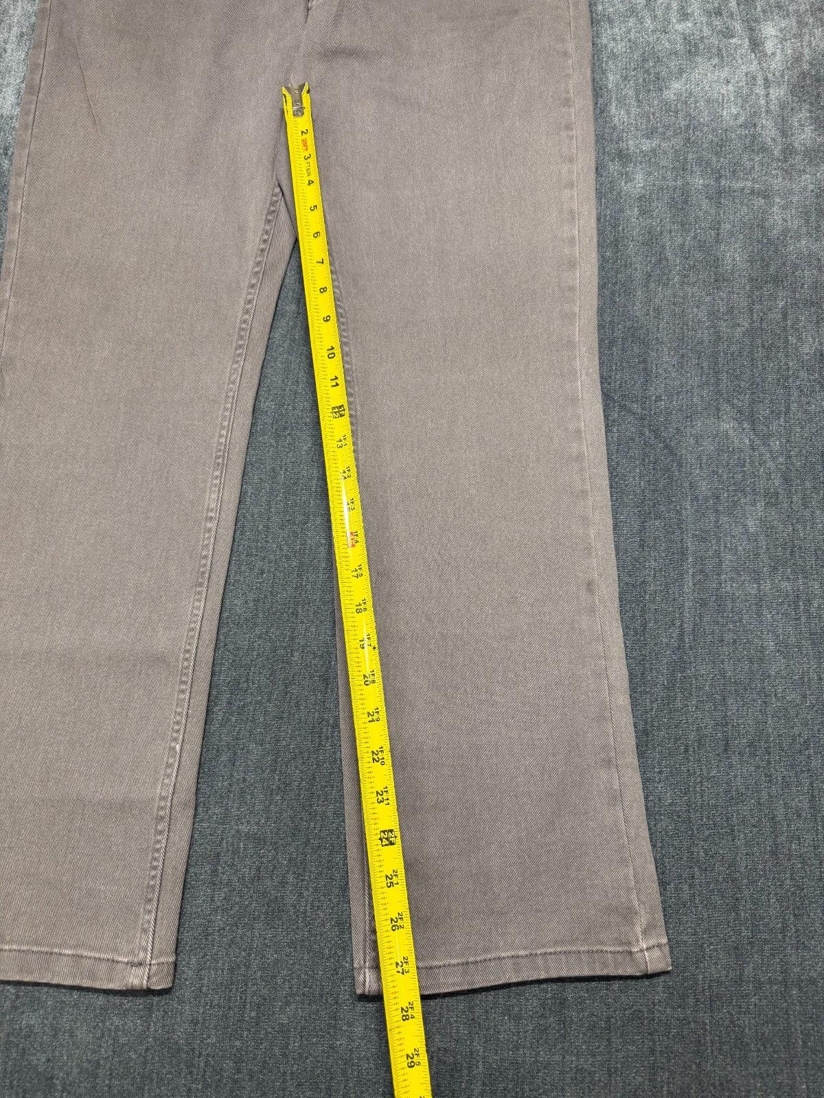 NWT Jachs New York Jeans Men's 40X32 Gray Denim Straight Leg Casual 5-Pockets