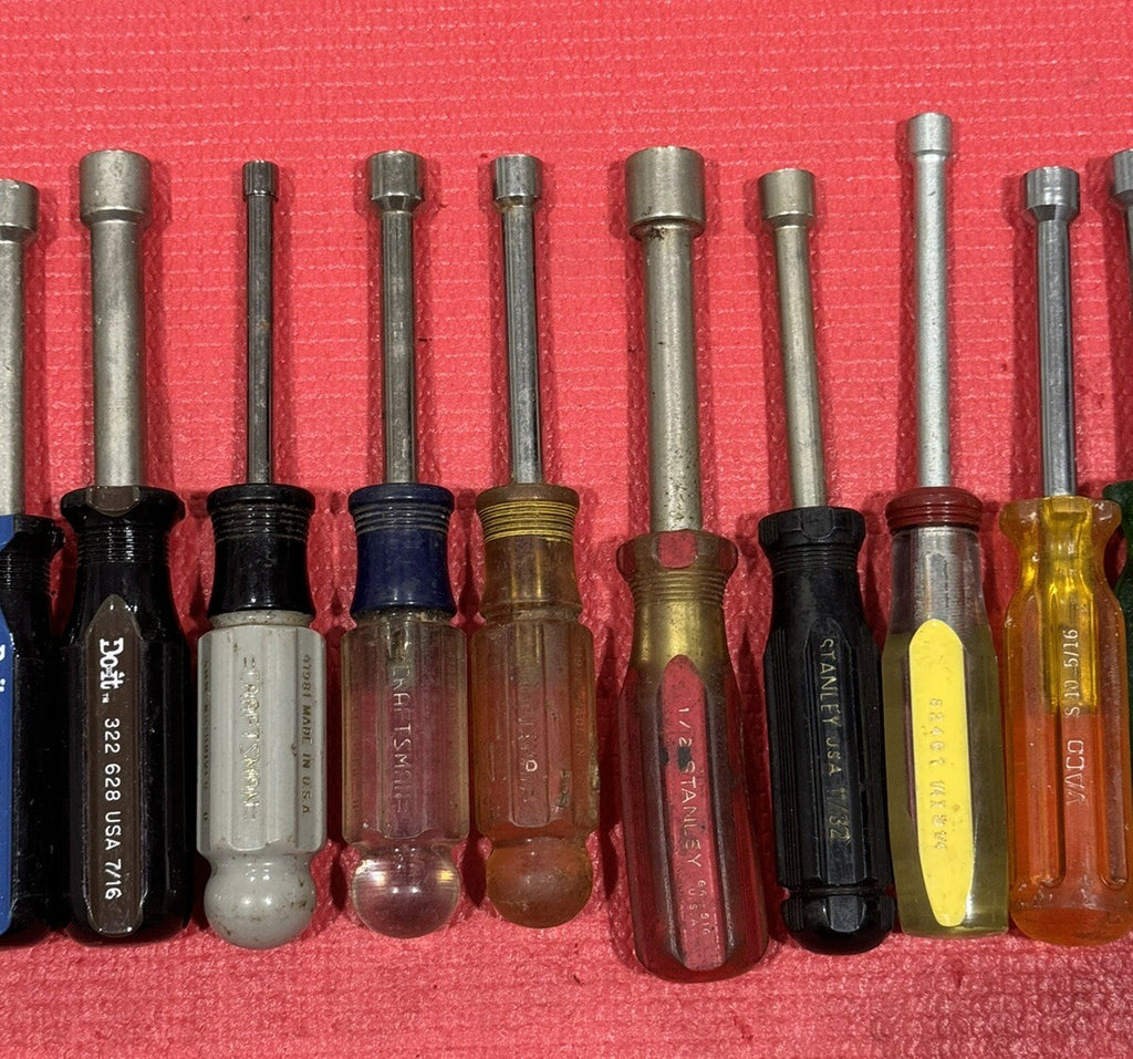 Stanley,Vaco,Craftsman,Doit & More 18 Pc Nut Driver Screwdriver Set ALL USA Lot