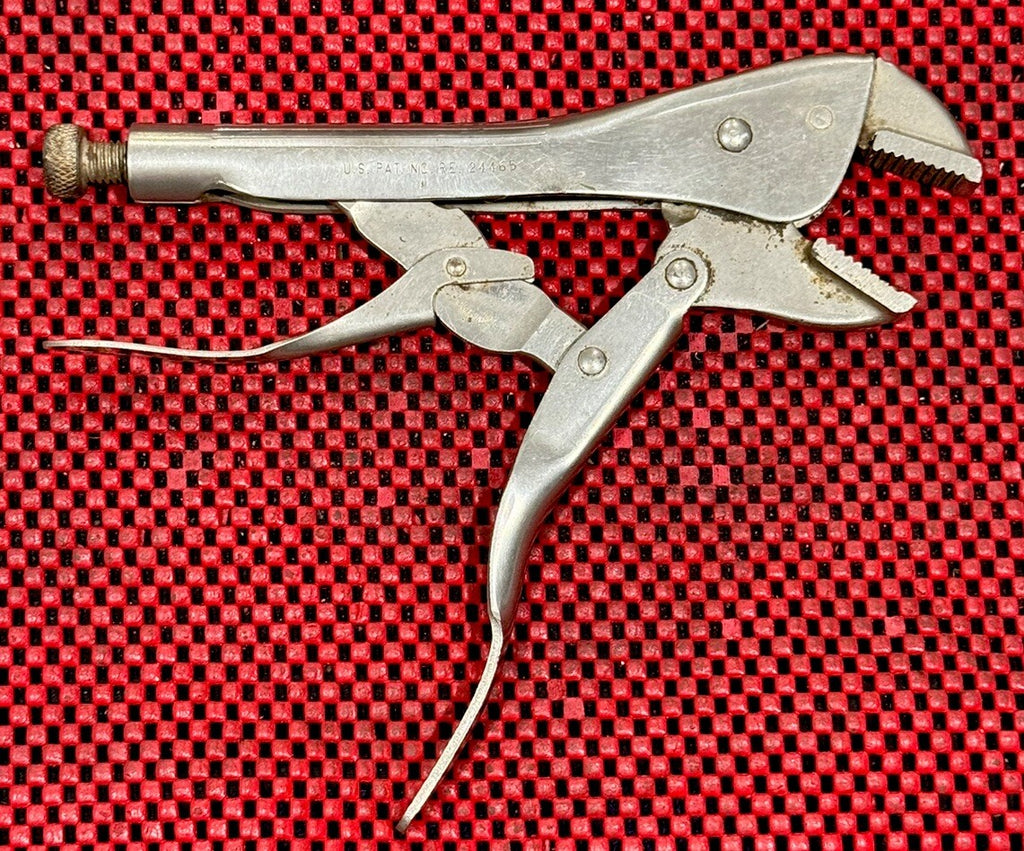 Vintage Craftsman 9” Locking Pliers US Pat No Re 24465  I-Circle stamped USA N8