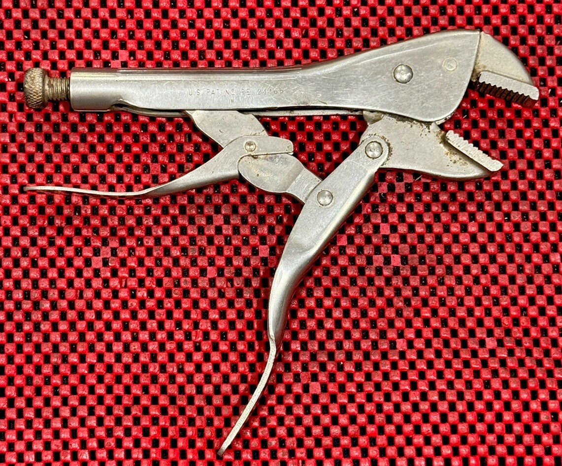 Vintage Craftsman 9” Locking Pliers US Pat No Re 24465  I-Circle stamped USA N8