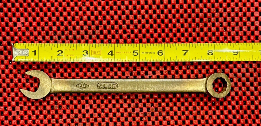 Ampco Safety Tools W-631 Combination Wrench, Bronze Sae, 9/16” Made In USA Rare