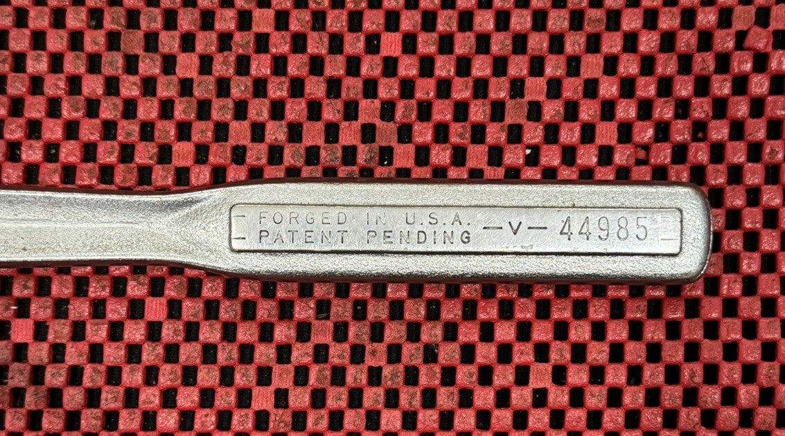 Vintage Craftsman -V-44985 10"Long  1/2" Drive Quick Release Ratchet Made In USA